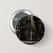 BlackTechnology回路基板電子コンピュータ。 缶バッジ (正面&裏面)