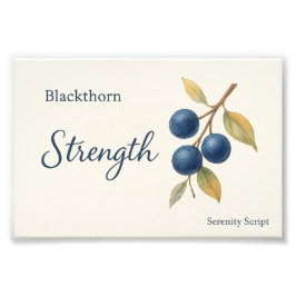 Blackthorn — Strength フォトプリント