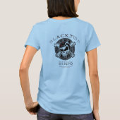 Blacktopのバイクもしくは自転車に乗る人 Tシャツ (裏面)