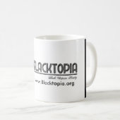 Blacktopiaのクラシックなコーヒー及び茶マグ コーヒーマグカップ (正面右)