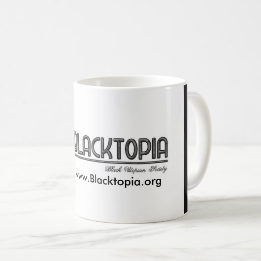 Blacktopiaのクラシックなコーヒー及び茶マグ コーヒーマグカップ (正面右)