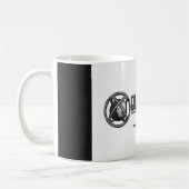 Blacktopiaのクラシックなコーヒー及び茶マグ コーヒーマグカップ (左)