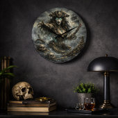 Blackwater Siren – Fortune Favors the Ruthless ラージ壁時計