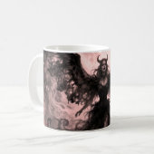 Blackwing Moon - AI Fantasy Digital Art Print コーヒーマグカップ (正面左)