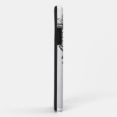 Blackworkによっては電話箱が開花します Case-Mate iPhoneケース (裏面/右)