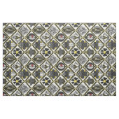 Blackworkのエリザベス朝タイル ファブリック (ファットクウォーター)