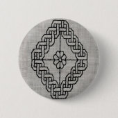 Blackwork embroidery button 缶バッジ (正面)