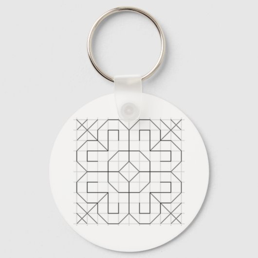 Blackwork keychain キーホルダー (正面)
