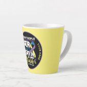 Bladder warrior Some People Never Meet Their Hero カフェラテマグ (右アングル)