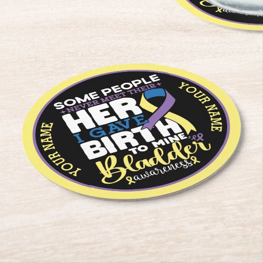 Bladder warrior Some People Never Meet Their Hero ラウンドペーパーコースター (アングル)