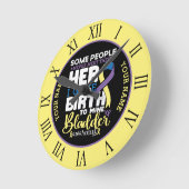 Bladder warrior Some People Never Meet Their Hero ラウンド壁時計 (傾斜)