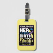 Bladder warrior Some People Never Meet Their Hero ラゲッジタグ (正面縦)