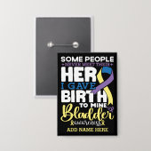 Bladder warrior Some People Never Meet Their Hero 缶バッジ (正面/裏面)