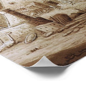 Blaenavonでの作品「An Historical Tour in Mo」 ポスター (角)