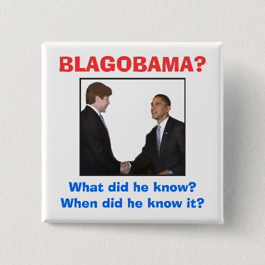 BLAGOBAMAか。 缶バッジ (正面)