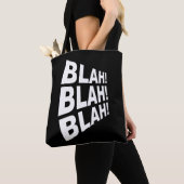 Blah Blah Blah トートバッグ (クローズアップ)