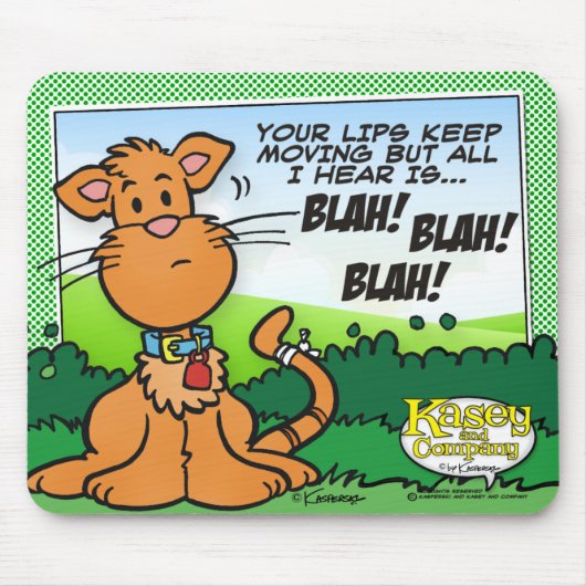BLAH! BLAH! BLAH! マウスパッド (正面)