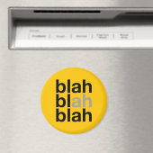 Blah Blah Blah - ミニマリストマグネット マグネット (インサイチュ (食洗機))