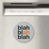 Blah Blah Blah - ミニマリストマグネット マグネット (インサイチュ (食洗機))
