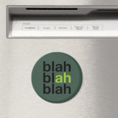 Blah Blah Blah - ミニマリストマグネット マグネット (インサイチュ (食洗機))