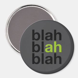Blah Blah Blah - ミニマリストマグネット マグネット