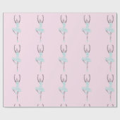 Blaineのバレリーナのダンスのギフト ラッピングペーパー (フラット)