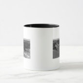 Blaine、WA Bird's-eyeビューとInt。ピースアーチ マグカップ (中央)