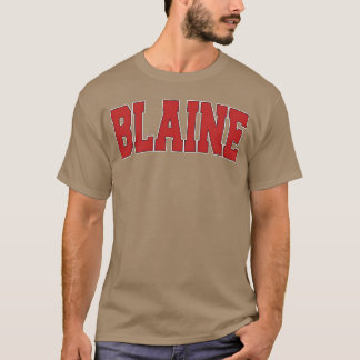 Blaine Wa Washington Varsity Style Usa Sports fami Tシャツ