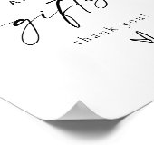 BLAIRカーモダンドとギフト結婚テーブル ポスター (角)