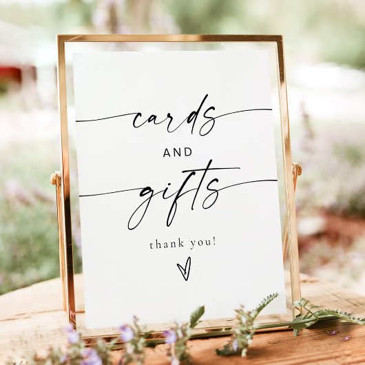 BLAIRカーモダンドとギフト結婚テーブル ポスター