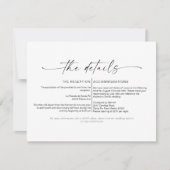 BLAIRボヘモダンミアンシンプル詳細挿入カード 招待状 (正面)