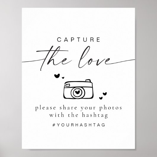 BLAIRミニマリストが愛のハッシュタグ結婚を捉える ポスター (正面)