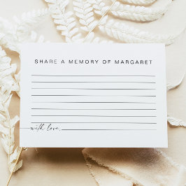 BLAIRミニマリスト葬儀共有メモリカード エンクロージャーカード