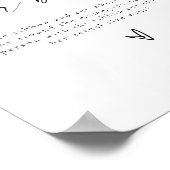 BLAIRモダン彼女の腹の赤ちゃんシャワーのゲームの大きさ ポスター (角)