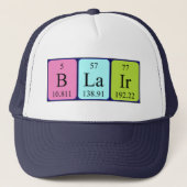 Blair周期表名hat キャップ (正面)