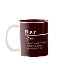Blair オリジナルネーム入りマグカップ