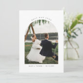 BLAIR モダン最高のデイ・エバ結婚ーのサンキューカード 招待状 (スタンド正面)