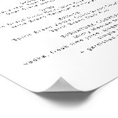 BLAIR モダン ボヘミア レッツ ドリンク バー メニュー ポスター (角)