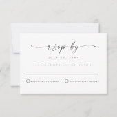 BLAIR モダン Bohemianシンプル RSVPポストカード 招待状 (正面)