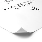 BLAIR モダン Bohemian Love Is Sweet Dessert Table ポスター (角)