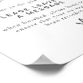 BLAIR モダン Boho Audio Phoneゲストブックサイン ポスター (角)