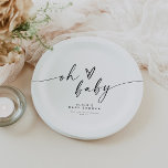 BLAIR モダン Boho Oh赤ミニマルちゃんシャワー ペーパープレート<br><div class="desc">BLAIR Baby Shower Collectionは、ボホスクリプトタイポグラフィとミニマリストモダンレイアウトを備えている。お母さんにとってミニマル完璧な、このお洒落フォントとシンプルのレイアウトは、あなたのゲストに永続的な印象を作り出す。</div>