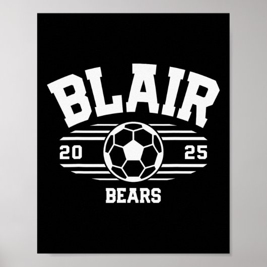 Blair Bears サッカー ビル 2025 ポスター (正面)