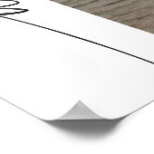 BLAIR Boho Archフォトブライダルシャワーへようこそ ポスター (角)