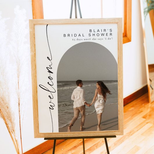 BLAIR Boho Archフォトブライダルシャワーへようこそ ポスター