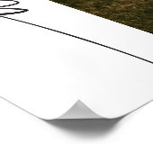 BLAIR Boho Archフォトブライダルシャワーへようこそ ポスター (角)