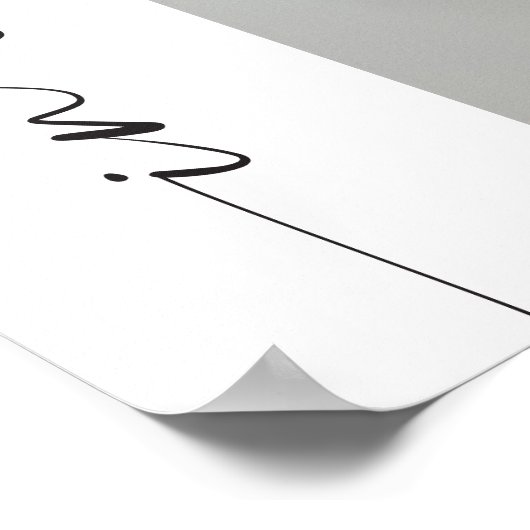 BLAIR Boho Arch写真追悼歓迎 ポスター (角)