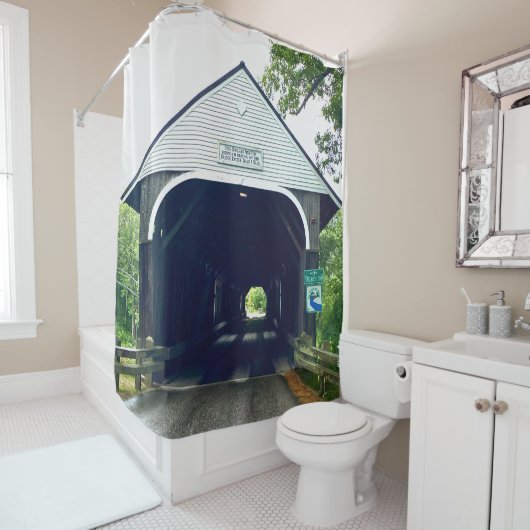 Blair Covered Bridge シャワーカーテン (インサイチュ)