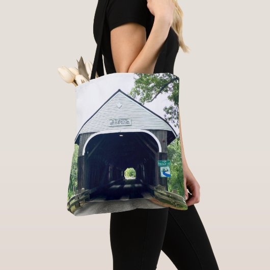 Blair Covered Bridge トートバッグ (クローズアップ)