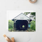 Blair Covered Bridge ノートカード (正面/裏面インサイチュ)